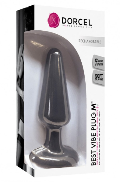 Marc Dorcel Bester Vibe Plug M Wiederaufladbar - Vibrierender Analplug 3