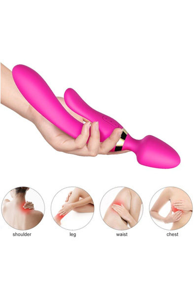 Massager & Vibrator Rabbit 23,5 cm - Zauberstab/Massagestab 3