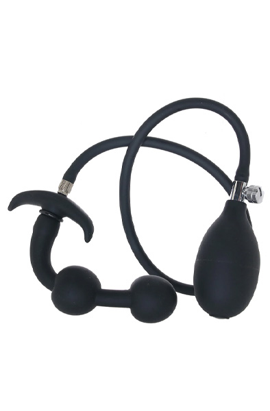 Master Series Aufblasbarer Silikon-Analplug - Aufblasbarer Analplug 2