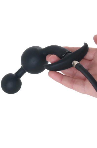 Master Series Aufblasbarer Silikon-Analplug - Aufblasbarer Analplug 4