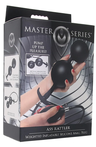 Master Series Aufblasbarer Silikon-Analplug - Aufblasbarer Analplug 6