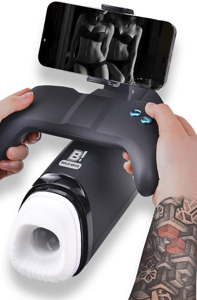 Masturbator mit Stoßfunktion Vibration & Heizung - Automatischer Masturbator 2