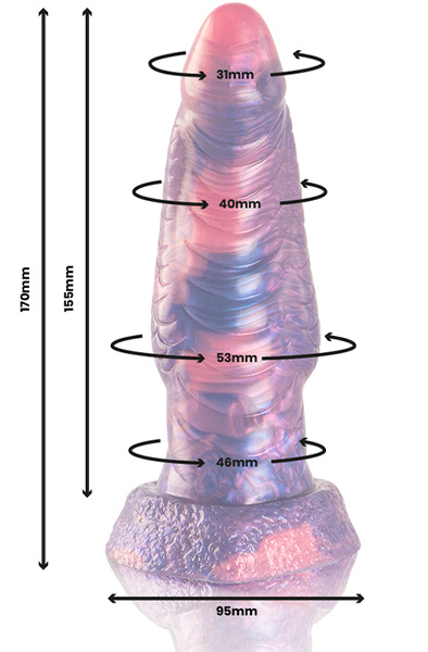 Medusa Dildo Versteinerndes Vergnügen 17 cm - Monster-Dildo 3
