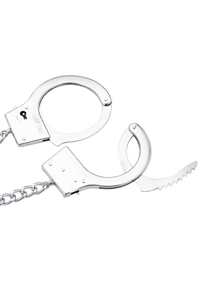 Metal Handschellen mit Analplug - Analplug aus Metall 7