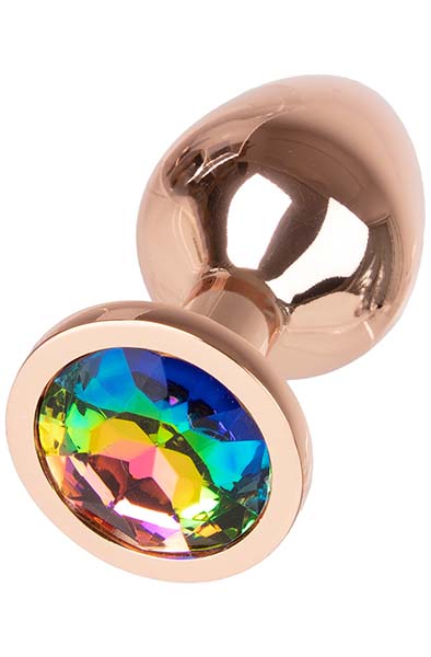 Metal Plug Roségold Mittelgroß 7 cm - Analplug aus Metall 2