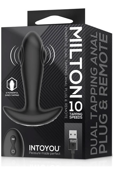 Milton Dual Tapping Analplug mit Fernbedienung - Vibrierender Analplug 4