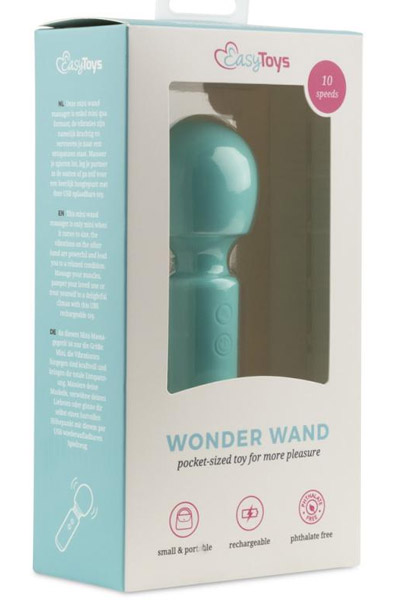 Mini Vibe Wand-Vibrator Aqua - Zauberstab/Massagestab 3