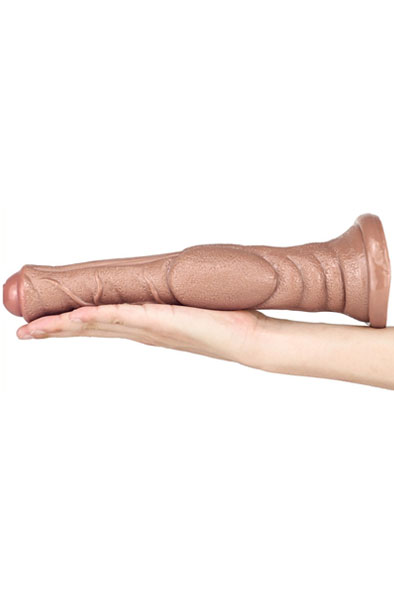 Monster Dildo Long Schwanz Hellbraun 30 cm - Monster-Dildo 2