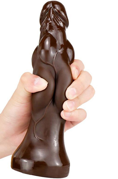 Monster Dildo Umik Braun 21 cm - Monster-Dildo 2