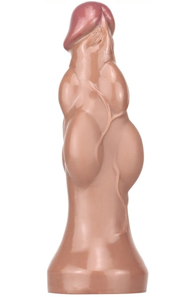 Monster Dildo Umik Hellbraun 21 cm - Monster-Dildo 1