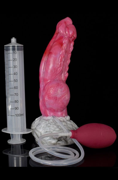 Monster Wooscal spritzender Dildo 24,5 cm - Drachen-Dildo 1