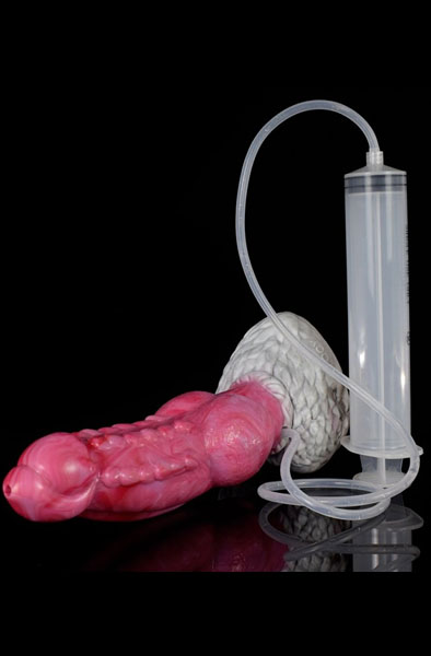 Monster Wooscal spritzender Dildo 24,5 cm - Drachen-Dildo 2