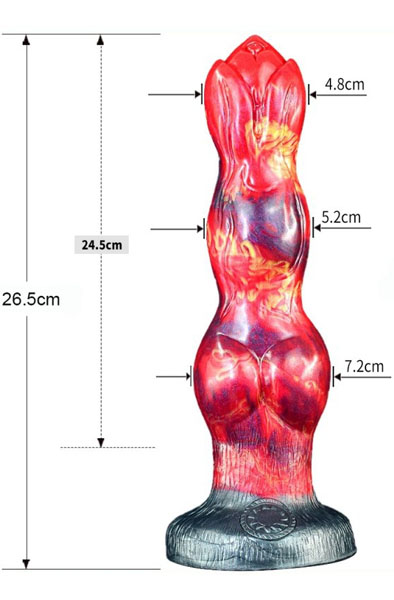 Monstered Drachen-Dildo Kaeny 26,5 cm - Drachen-Dildo 8