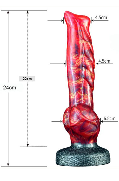 Monstered Drachen-Dildo Kitso 24 cm - Drachen-Dildo 7