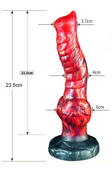 Monstered Drachen-Dildo Kryx 23,5 cm - Drachen-Dildo 7