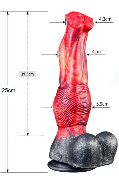 Monstered Drachendildo Lodrax 25 cm - Drachen-Dildo 8
