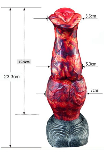 Monstered Drachendildo Okami 23 cm - Drachen-Dildo 7