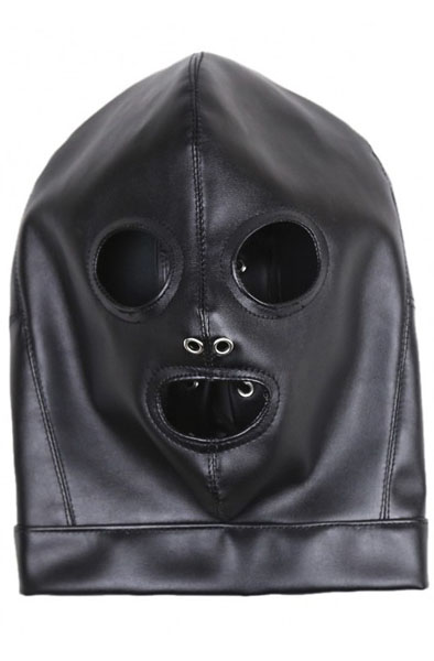 Mouth & Eye Open mit Nasenlochöffnung - BDSM Maske 4