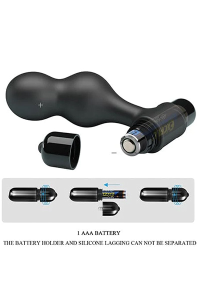 Mr. Play Silikon-Vibrator Analplug - Vibrierender Analplug 2