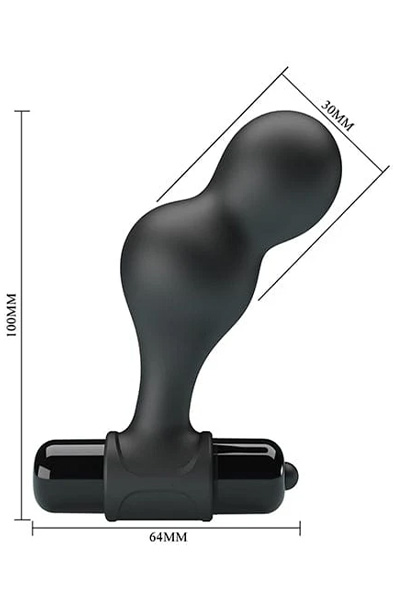 Mr. Play Silikon-Vibrator Analplug - Vibrierender Analplug 4