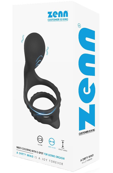 Multi Cockring mit G-Punkt-Stimulation für ultimativen Orgasmus - Vibrierender Penisring 1