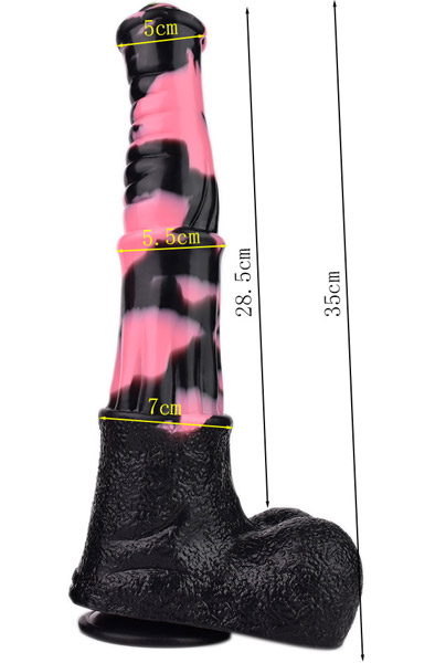 Mustang Mastery Dildo 34,5 cm - Drachen-Dildo 3