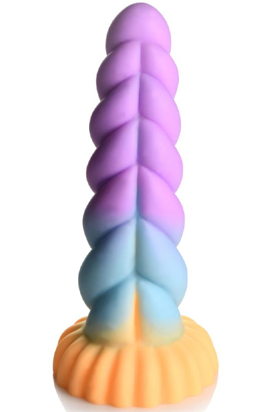 Mystique Silikon-Einhorn-Dildo 21 cm - Drachen-Dildo 1