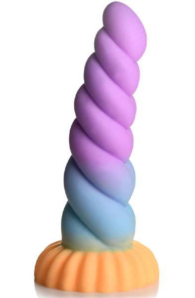 Mystique Silikon-Einhorn-Dildo 21 cm - Drachen-Dildo 3
