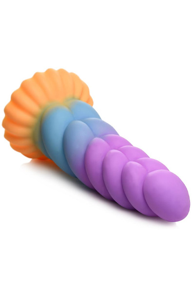 Mystique Silikon-Einhorn-Dildo 21 cm - Drachen-Dildo 4