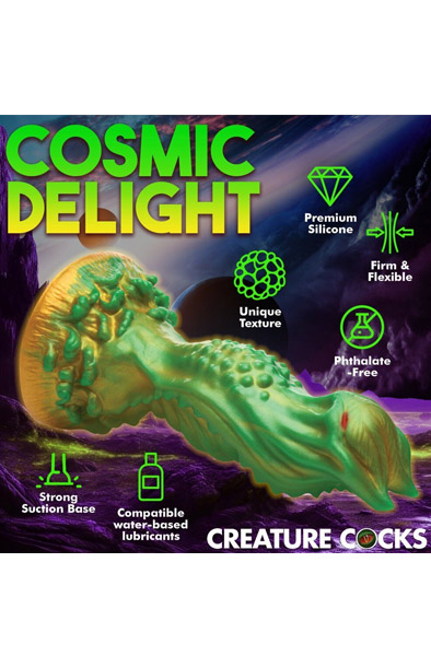 Nebula Alien Silikon Dildo 19 cm - Monster-Dildo 5