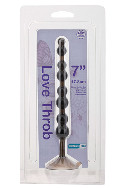 NMC Anal Love Throb Schwarz 17,8 cm - Anal-Kugeln 2