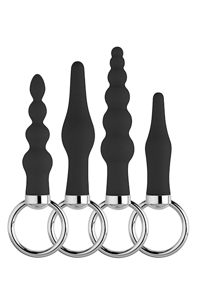 NMC Back Up Butt Plug Set Schwarz - Analplug Set 1
