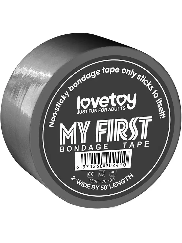 Non-Sticky Bondage Tape Grau 15m - Bondage-Band 1