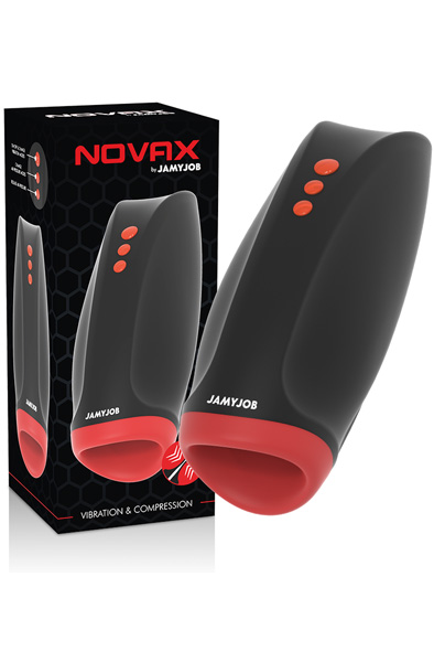 Novax Masturbator mit Vibration & Kompression - Vibrations-Masturbator 4