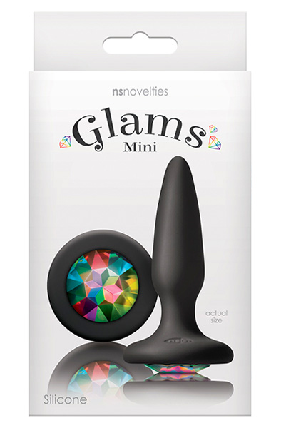 NS Novelties Glams Mini Rainbow Gem - Analplug 2