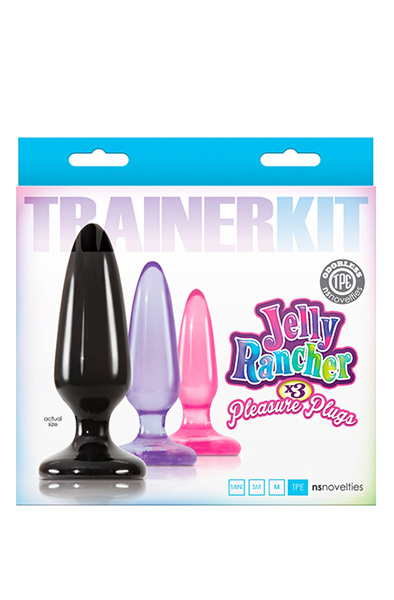 NS Novelties Jelly Rancher Analplug Trainer-Set mehrfarbig - Analplug Set 2