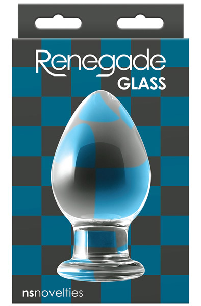 NS Novelties Knight Glas Buttplug 13 cm - Analplug aus Glas 2