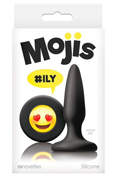 NS Novelties Mojiïs Ily Schwarz - Analplug 2