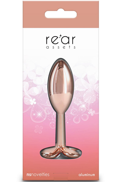 NS Novelties Rear Assets Kleeblatt Roségold - Analplug 4