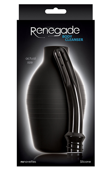NS Novelties Renegade Körperreiniger Schwarz - Analdusche 2