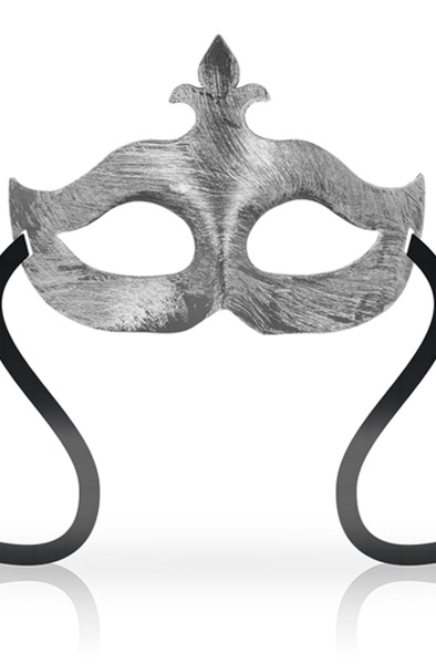 Ohmama Masken Fleur De Lis Augenmaske Silber - Maske 1