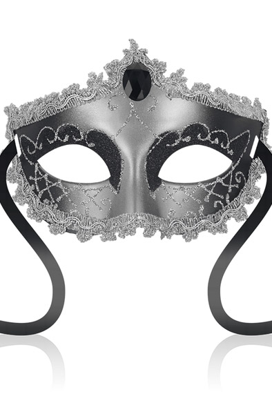 Ohmama Masken Schwarzer Diamant Augenmaske Grau - Maske 1