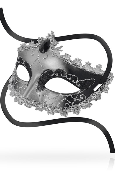 Ohmama Masken Schwarzer Diamant Augenmaske Grau - Maske 2