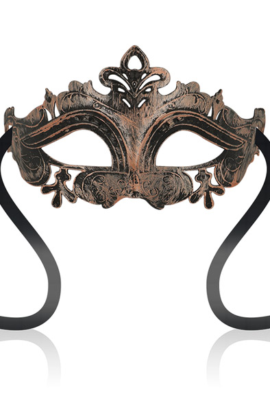 Ohmama Masken Venezianische Augenmaske Kupfer - Maske 1