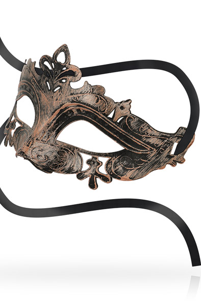 Ohmama Masken Venezianische Augenmaske Kupfer - Maske 2