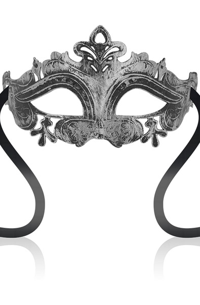 Ohmama Masken Venezianische Augenmaske Silber - Maske 1