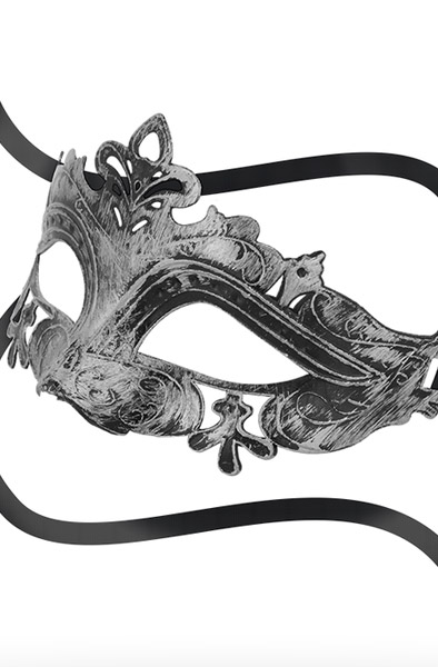 Ohmama Masken Venezianische Augenmaske Silber - Maske 2