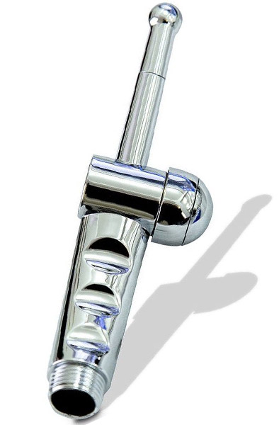 Ohmama Metallischer Anal-Einlauf - Duschdüse 2