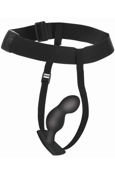 P-Spot Plugger Analplug mit Geschirr & Fernbedienung - Prostata-Vibrator 1