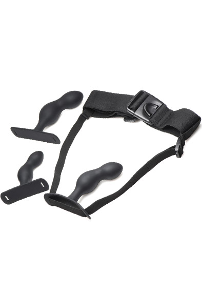 P-Spot Plugger Prostata Plug Set mit Geschirr - Prostatastimulation 2